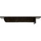 Ekena Millwork Heaton Hidden Support Steel Bracket w/ 8" Support Depth, Antiqued Warm Silver 3"W x 12"D x 2"H BKTM03X12X02HEAWS - alternate 5